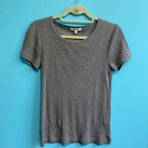 Madewell Grey Short Sleeve Shirt